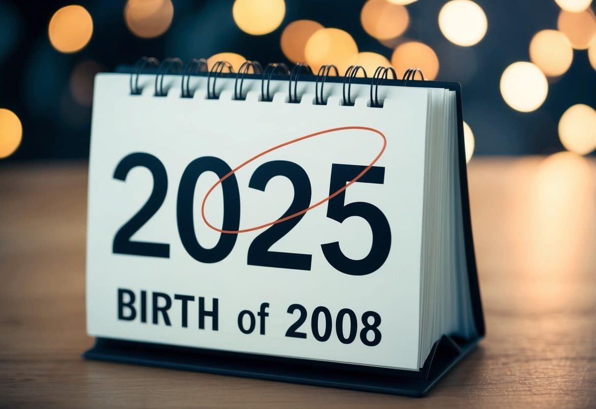 Quem nasceu em 2008 tem quantos anos em 2025? Quem nasceu em 2008 tem quantos anos em 2025?