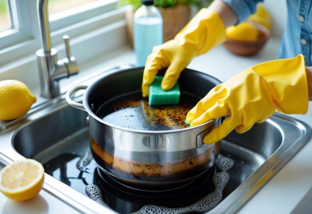 Como tirar queimado do fundo da panela: métodos eficazes para limpar sem esforço